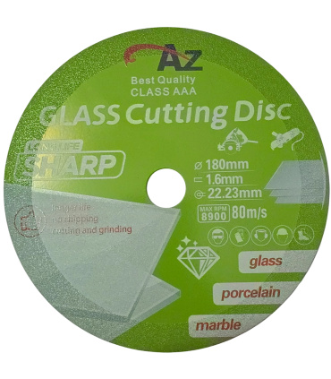 صفحه برش سایز 180 مینی مولتی گرید فرز شیشه ، پرسلان و فلز بر آزد AZ