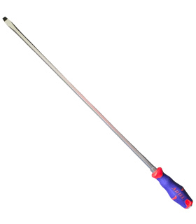 پیچ گوشتی چهارسو 500*10 (نیم متری) ضربه و آچار خور دسته TPR حرفه ای جنس S2 آریل ARIEL مدل PZD1050