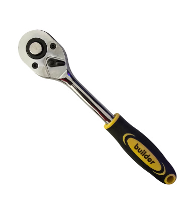 دسته بکس جغجغه ای درایو 1/2 اینچ ضامندار دسته TPR بیلدر BUILDER مدل DBS12