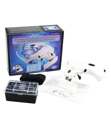 ذره بین پیشانی 5 لنز چراغدار مدل 9892B1