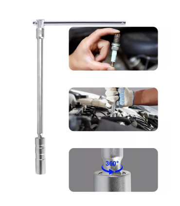 بکس شمع مگنتی سایز 16 جداره نازک لغلغه ای 12پر طول 29 سانت درایو 3/8 آنتون ANTON مدل SP16W (بهمراه دسته بکس کشویی)