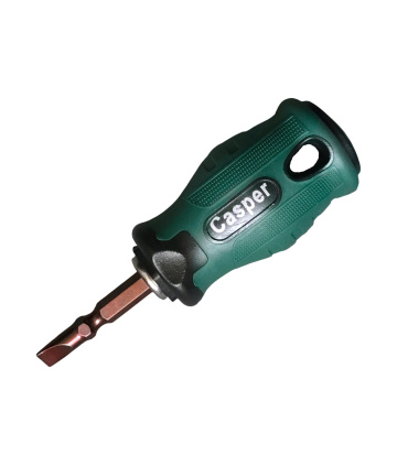 پیچ گوشتی دو طرفه دوسو و چهارسو سایز 38*6.3 دسته TPR جنس S2 کسپر CASPER