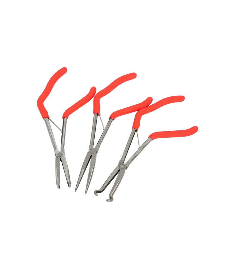 ست 3 مدلی انبر دم باریک فوق بلند سایز 11 اینچ الکاتولز LKTOOLS مدل A0106