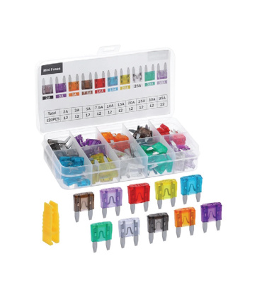 کیت 120 عددی انواع فیوز خودرو الکاتولز LKTOOLS مدل Z0122