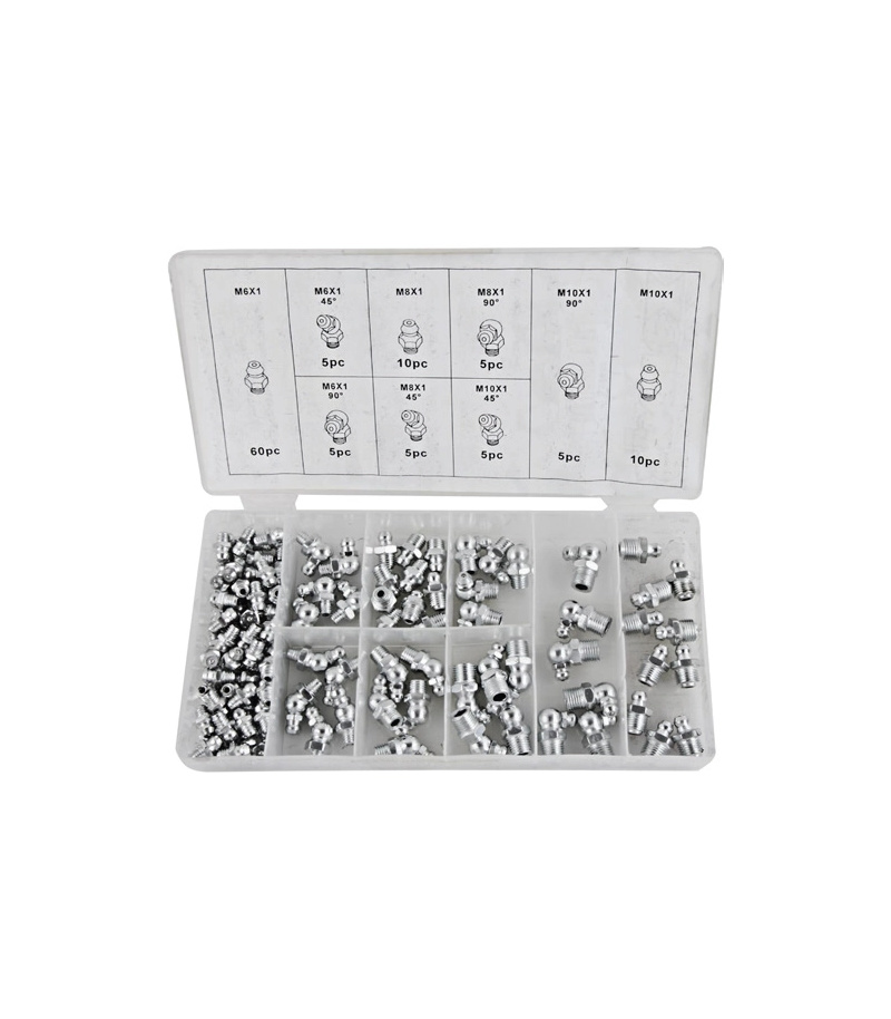 کیت 110 عددی انواع گریس خور M6-M8-M10 الکاتولز LKTOOLS مدل Z5156