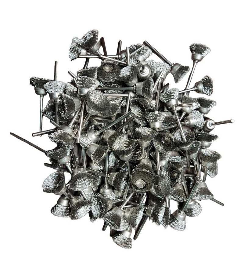 فرچه سیمی چتری مینیاتوری دنباله 3 (خاکستری)