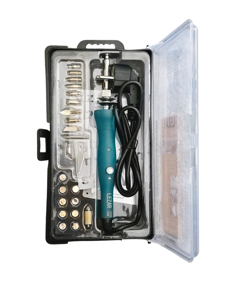 هویه سوخته نگاری 60 وات حرفه ای لزار LEZAR مدل FR-1201