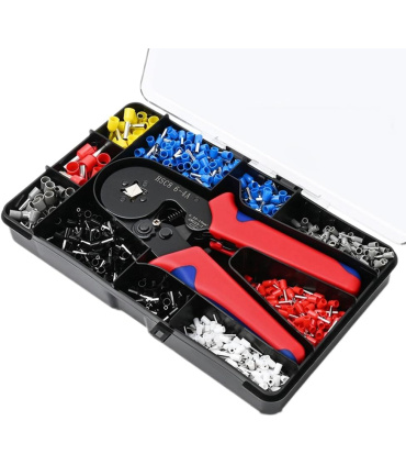 جعبه 1201 عددی سرسیم وایرشو به همراه انبر پرس وایرشو هلبرو HEL-BRO مدل HL1201