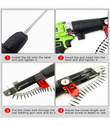 تبدیل دریل به پیچ بند اتومات (آستروگان)