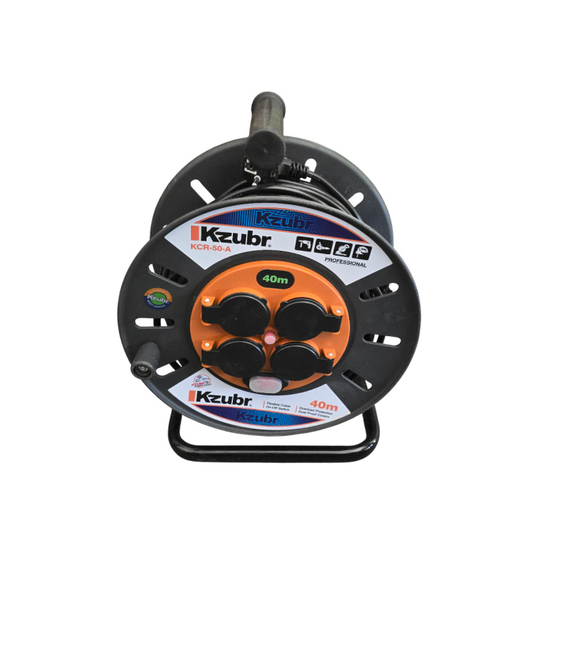 قرقره کابل جمع کن با سیم 40 متری زوبر KZUBR مدل KCR-50-A
