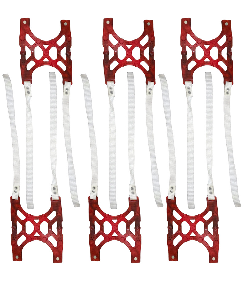 زنجیر چرخ ویژه تایرپهن آفرود کمری ژله‌ای6 عدد دندانه فلزی با کیف