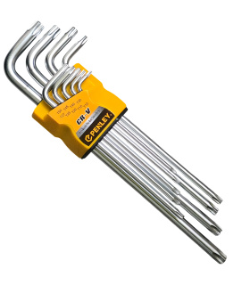 ست 9 عددی آچار آلن ستاره ای T روکارتی کمری سوراخدار پنلی PENLEY مدل PL6808