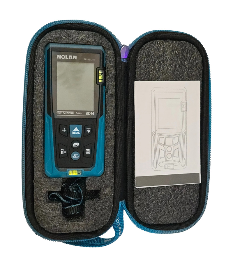متر لیزری 80 متر حرفه ای نور سبز نولان NOLAN مدل NL-661281 - آیتم نامبر 31230661281