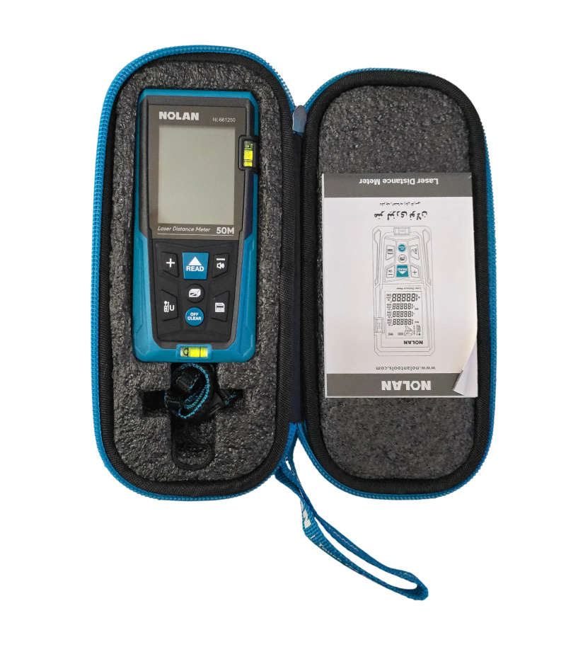 متر لیزری 50 متر حرفه ای نولان NOLAN مدل NL-661250 - آیتم نامبر 31230661250