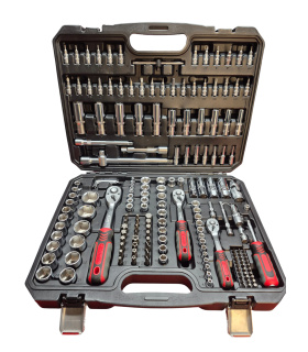 جعبه بکس 182 پارچه درایو 1/4 - 3/8 - 1/2 اینچ اشمیت SCHMITH مدل SCH01Z01182 به سفارش آلمان