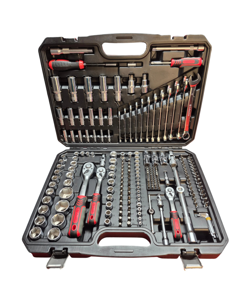 جعبه 222 پارچه بکس درایو 1/4 - 3/8 - 1/2 اینچ و آچار اشمیت SCHMITH مدل SCH01Z01222 به سفارش آلمان