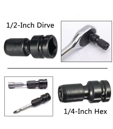 بیت هلدر بکس بادی درایو 1/2 اینچ به بیت خور قفل دار سایز 1/4 اینچ جاستر JUSTER مدل J8411