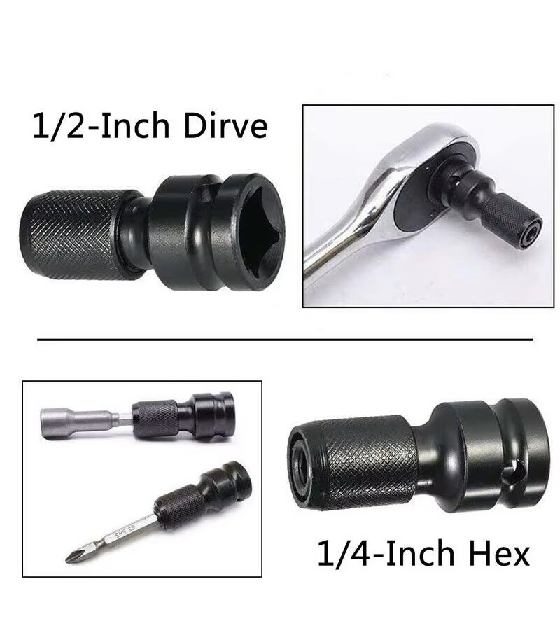 بیت هلدر بکس بادی درایو 1/2 اینچ به بیت خور قفل دار سایز 1/4 اینچ جاستر JUSTER مدل J8411