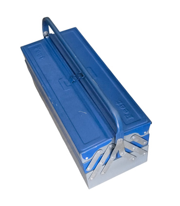 جعبه ابزار فلزی 50 سانت 3 طبقه تبریز ابزار غفاری مدل 503