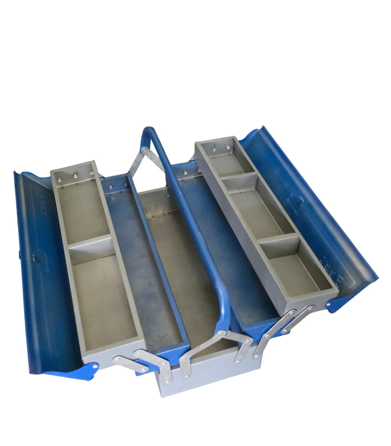 جعبه ابزار فلزی 50 سانت 3 طبقه تبریز ابزار غفاری مدل 503