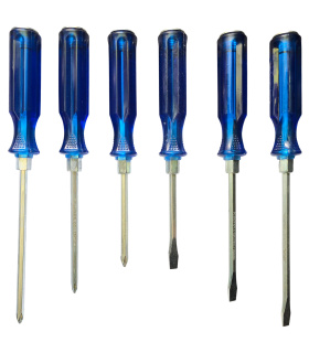 ست پیچ گوشتی 6 عددی ضربه و آچار خور کارول KOROL مدل TAIWAN_D