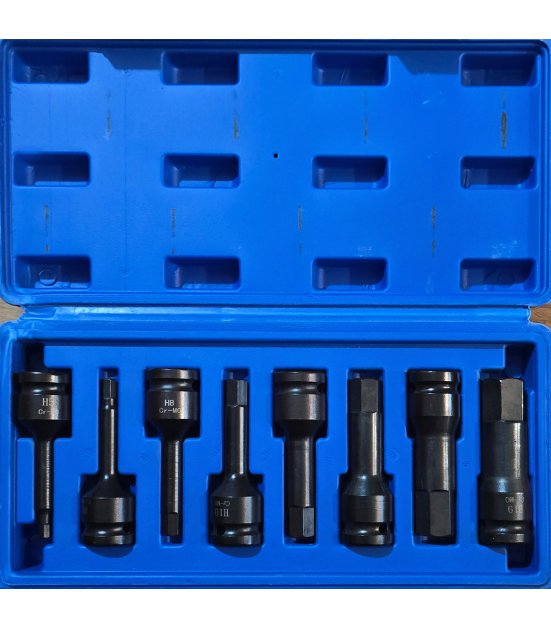 ست 8 عددی آلن بکسی شش گوش H درایو 1/2 فشارقوی بلکام BELKOM مدل HE8