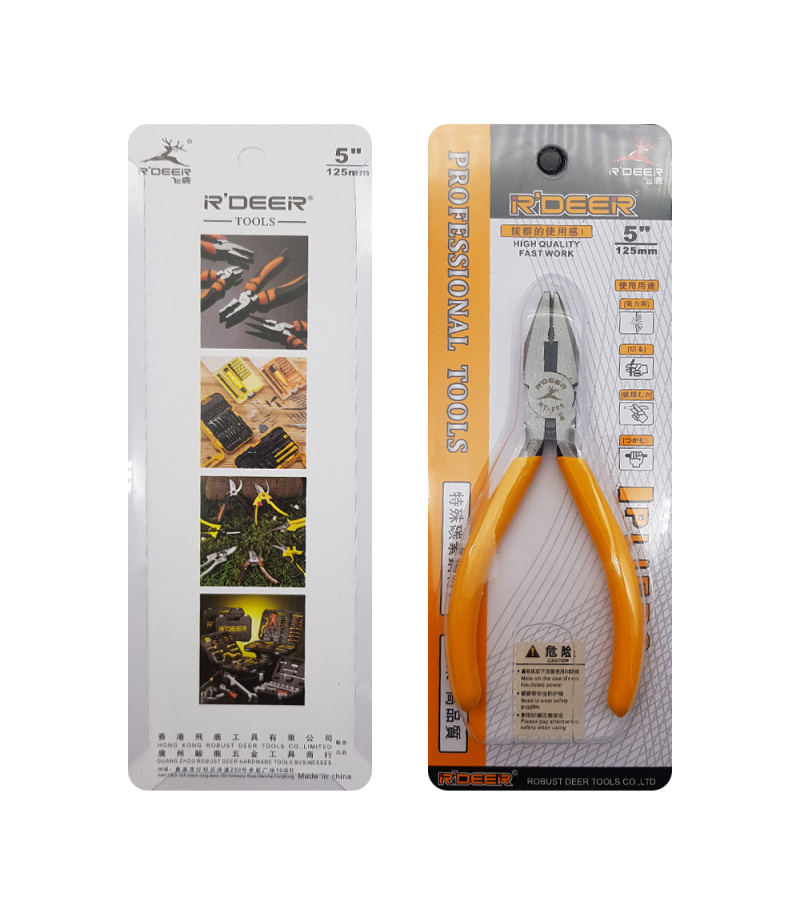 انبردست سایز 5 اینچ حرفه ای آردییر RDEER مدل RT-509