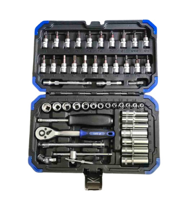 جعبه بکس حرفه ای بلند و کوتاه 53 پارچه درایو 1/4 اینچ یوفی YOFE