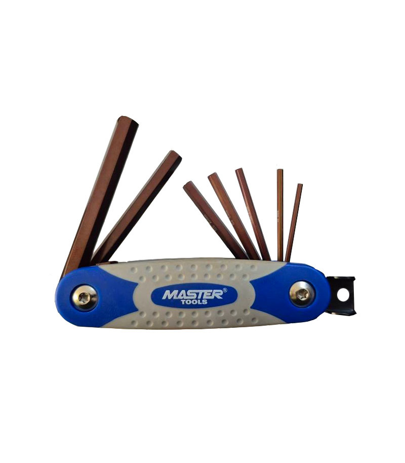 ست آچار آلن شش گوش H چاقویی 7 عددی مسترتولز MASTER TOOLS مدل MT1007TPR-S2 اصل تایوان