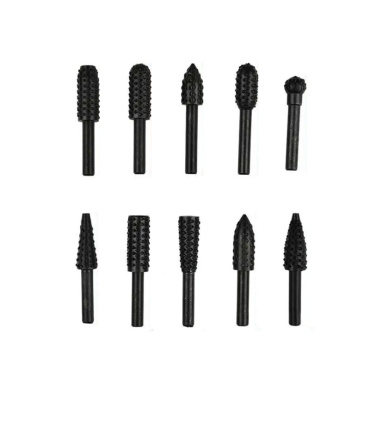 ست 10 عددی چوب ساب سر دریلی با شفت 6 میلیمتری HCS