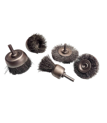 فرچه و برس سیمی سر دریلی 5 عددی صنعتی کیلین KEYLINE88