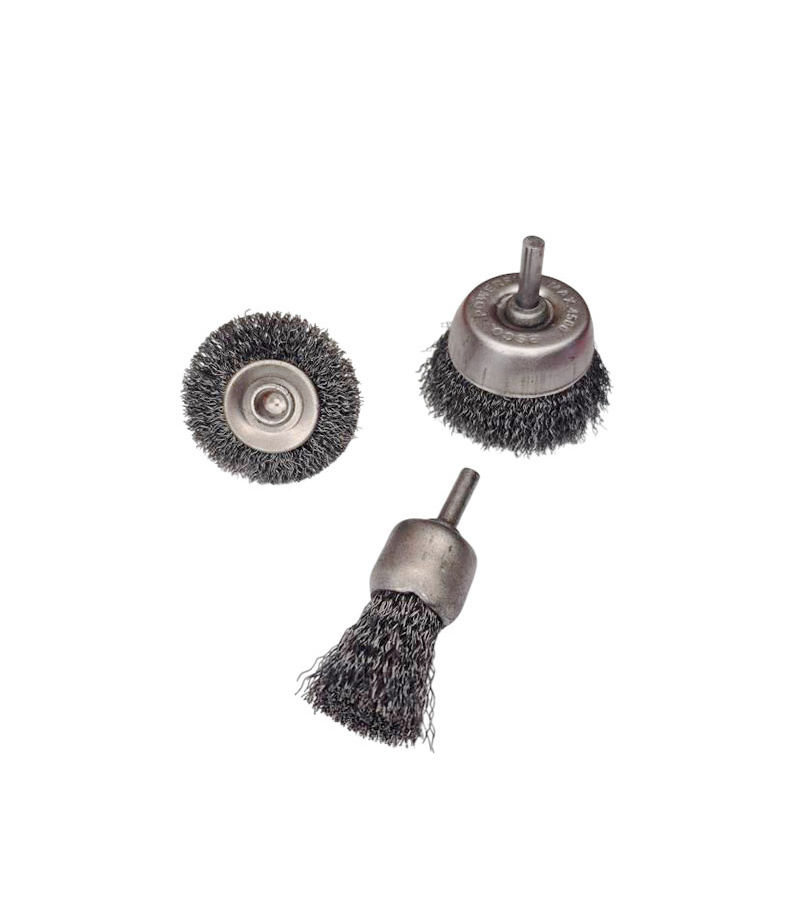 فرچه و برس سیمی سر دریلی 3 عددی کیلین KEYLINE88