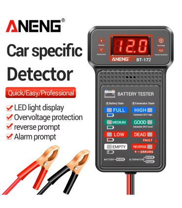 تستر باطری و دینام هوشمند خودرو آننگ ANENG مدل BT-172 ( تستر باتری )