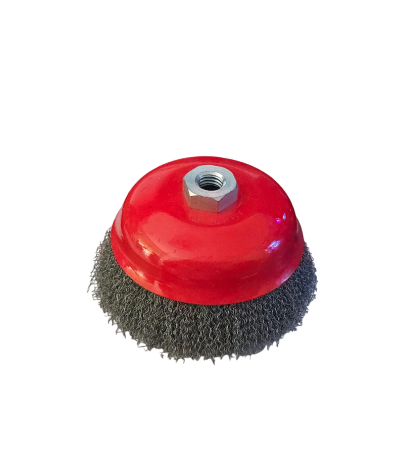 برس کاسه ای افشان سایز 125 مهره دار مخصوص فرز جهان برس JAHAN مدل 0037