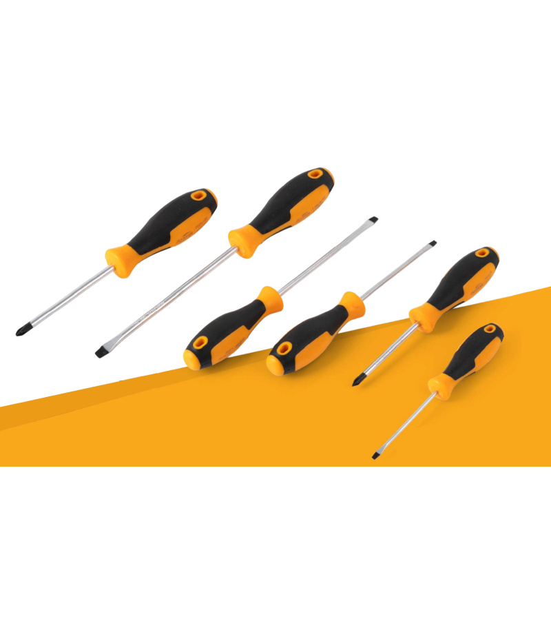 ست 6 عددی پیچ گوشتی دسته TPR جعبه ای جاستر JUSTER مدل JLD13001 گارانتی6ماهه