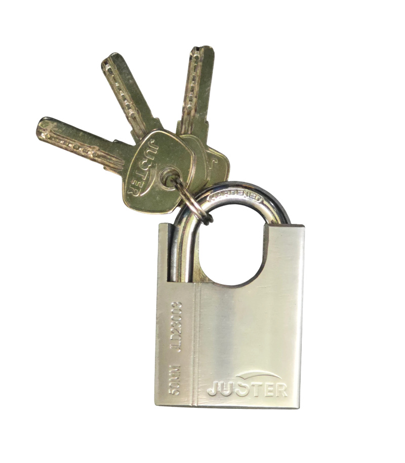 قفل آویز گاردی سایز 50 میلیمتر جاستر JUSTER مدل JLD23003 گارانتی6ماهه