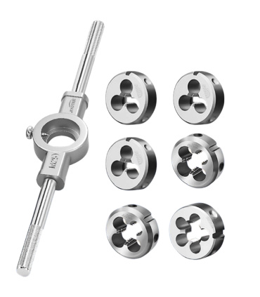 ست 8 عددی حدید بهمراه دسته حدیده سایز 3 تا 12 جاستر JUSTER مدل JLD76008 گارانتی6ماهه