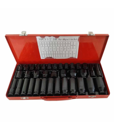 جعبه بکس 35 پارچه درایو 1/2 فشار قوی