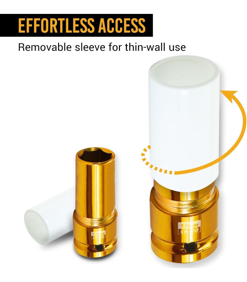 ست بکس بلند 4 عددی محافظ دار رینگ اسپرت درایو 1/2 اس تولز ASTOOL مدل AS-3104 جنس CR-MO