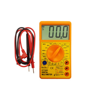 مولتی متر دیجیتالی صفحه بزرگ مدل DT-700D نارنجی بدون کاور