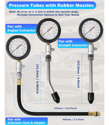 کمپرس سنج موتور 8 پارچه یورو 4-5-6 آس تول ASTOOL مدل AS-1717