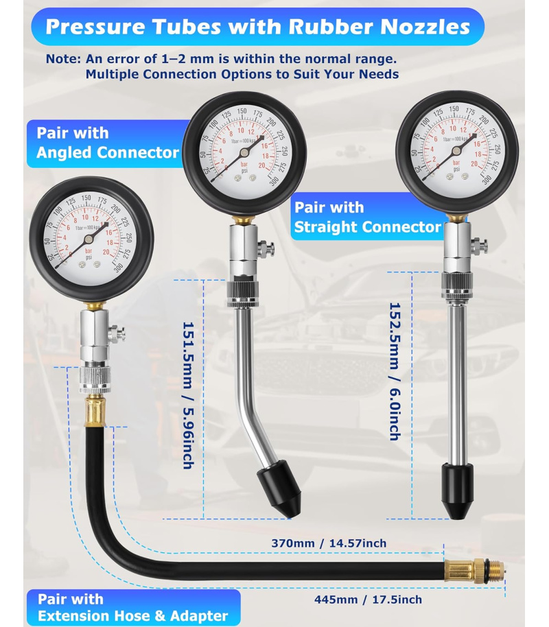 کمپرس سنج موتور 8 پارچه یورو 4-5-6 آس تول ASTOOL مدل AS-1717