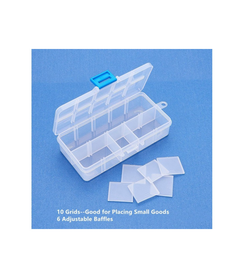 جعبه قطعات 10خانه سایز 130x65x20mm