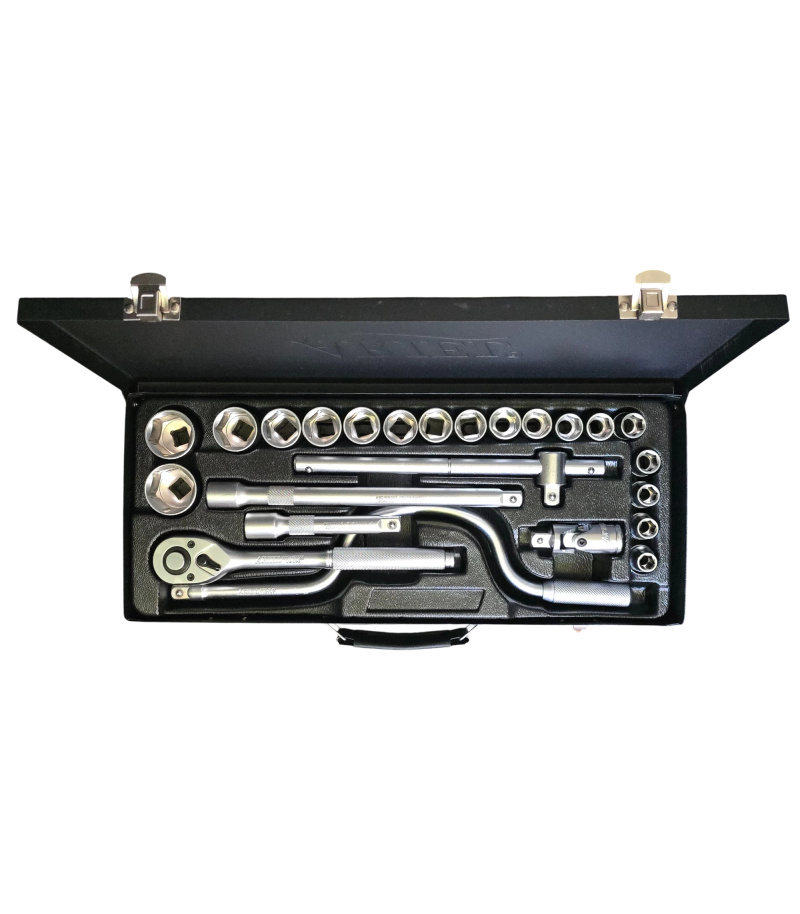 جعبه بکس 24 پارچه حرفه ای درایو 1/2 اینچ آریل ARIEL مدل ARGB1624