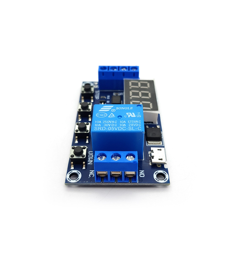 ماژول تایمر با رله و نمایشگر JZ-801 مدل 6-30V