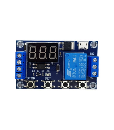 ماژول تایمر با رله و نمایشگر JZ-801 مدل 6-30V