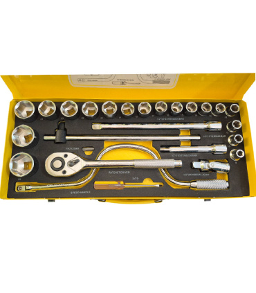 جعبه بکس 26 پارچه درایو 1/2 اینچ سان تولز SUNTOOLS مدل ST-724SP