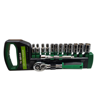 ست آچار بکس ریلی هواگیری 14پارچه درایو 1/4 اینچ توسین TUOSEN مدل 101398