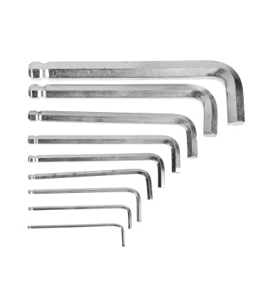 ست 9 عددی آچار آلن بلند شش گوش H ته گرد روکارتی کمری توسین TUOSEN مدل 10027