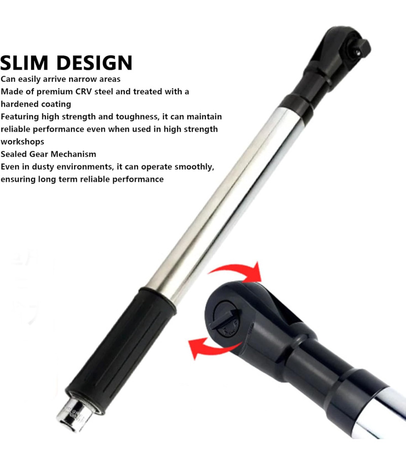 رابط و آچار افزایش طول آفست 90 درجه جغجغه ای درایو 1/2 اینچ پی‌آر وان PR-ONE مدل JG1